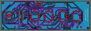 PCB clock NL8422/5991