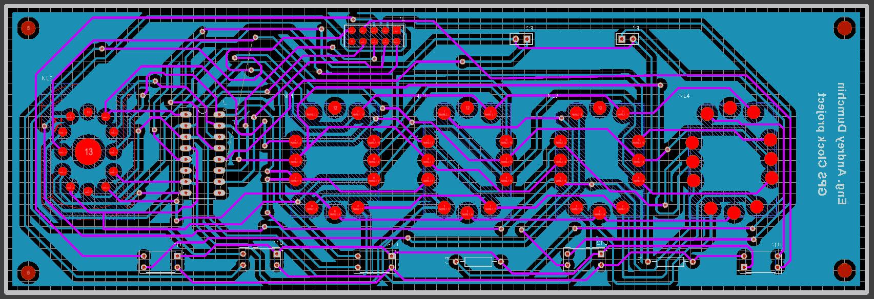 PCB clock NL8422/5991